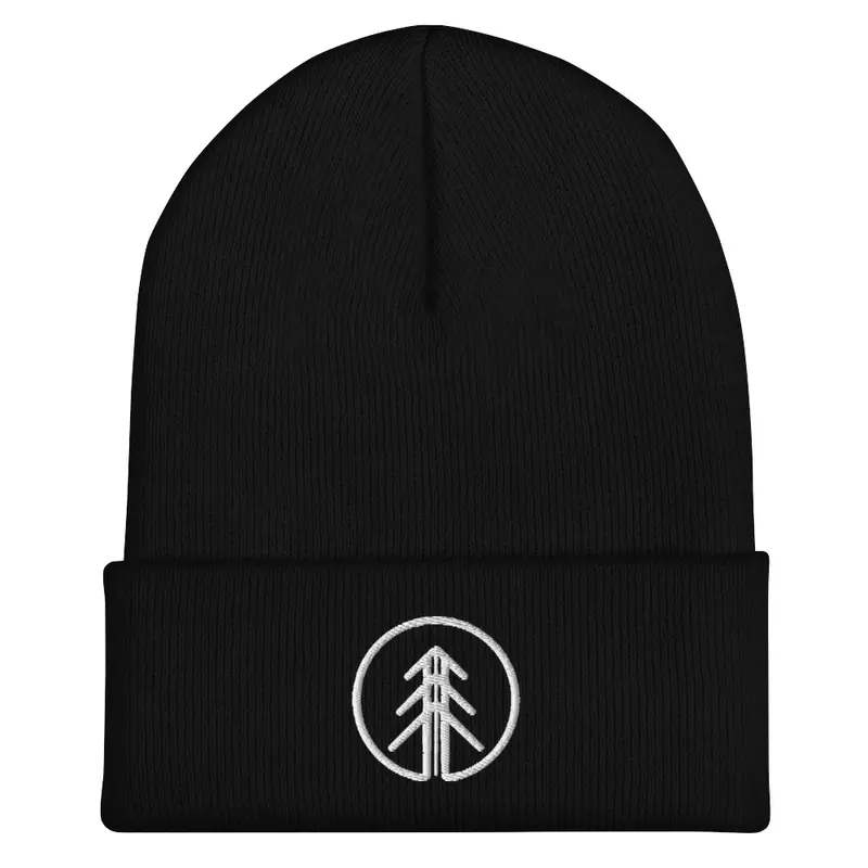 Beanie with white logo